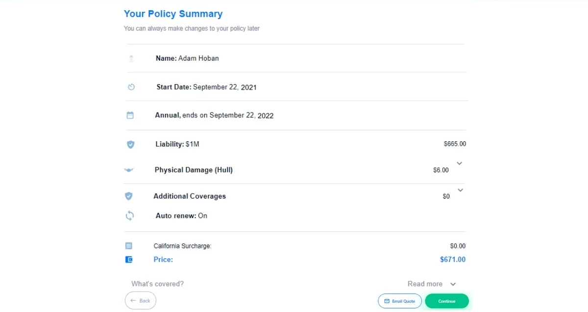 Validity Periods of Drone Insurance Policy