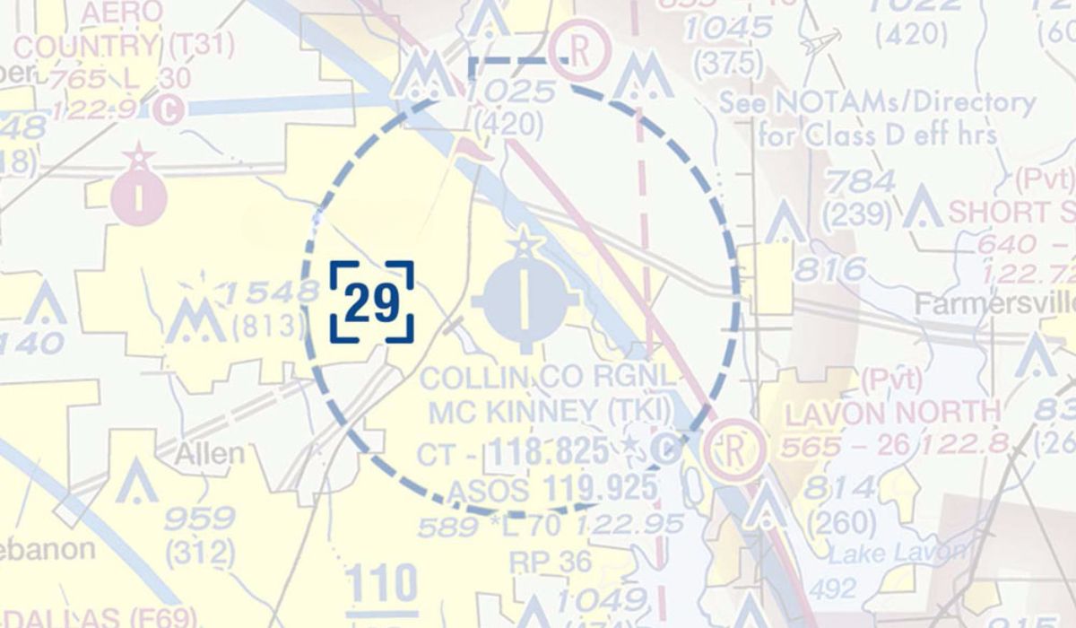 How to identify Class D airspace