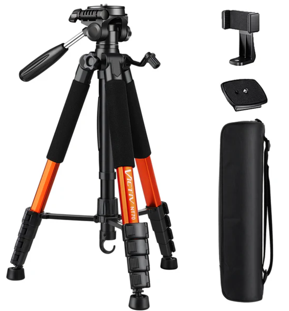 VICTIV 74” Camera Tripod