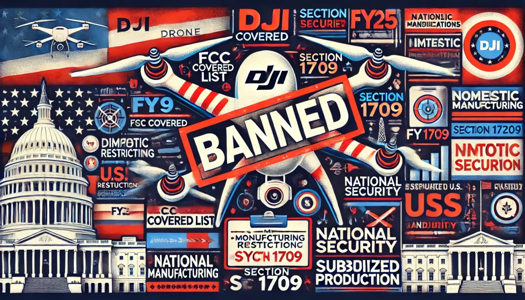 Updating the DJI Drone Ban: What You Need to Know About Section 1709 of the FY25 NDAA